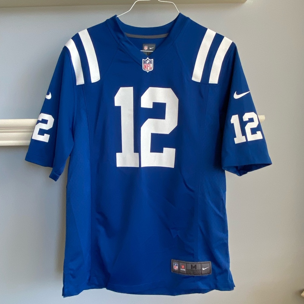Nike Blue and White NFL Jersey